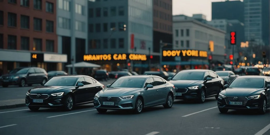 Graph of used car prices by body type