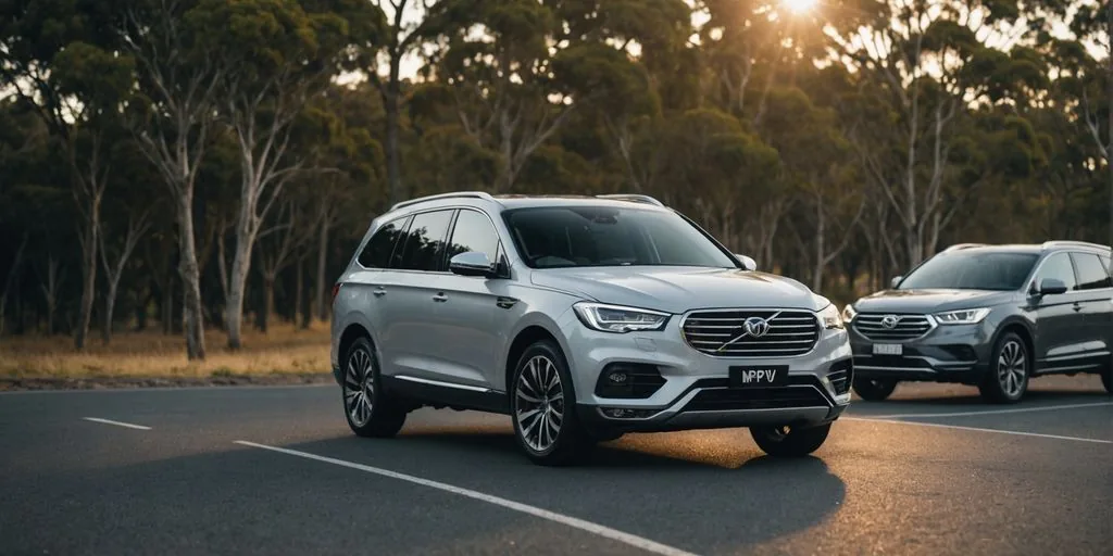 SUV and MPV price trends graph in Australia